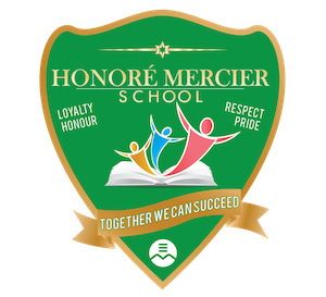 Honoré Mercier school crest