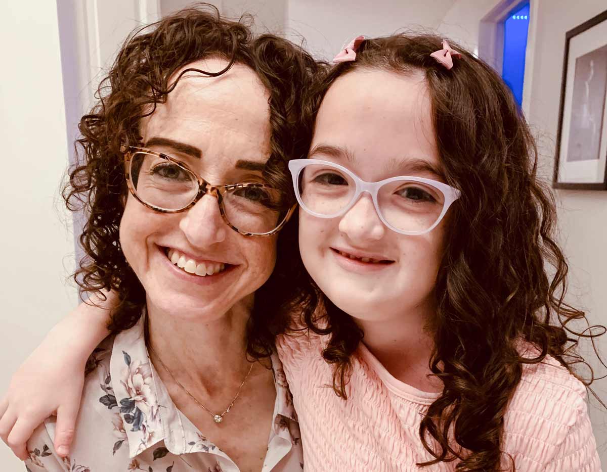 Jana Popliger and her daughter Maya Sinclair, featured in the Becoming Big documentary, at their home in Dollard des Ormeaux on May 18, 2021. Photo: Erin Sinclair
