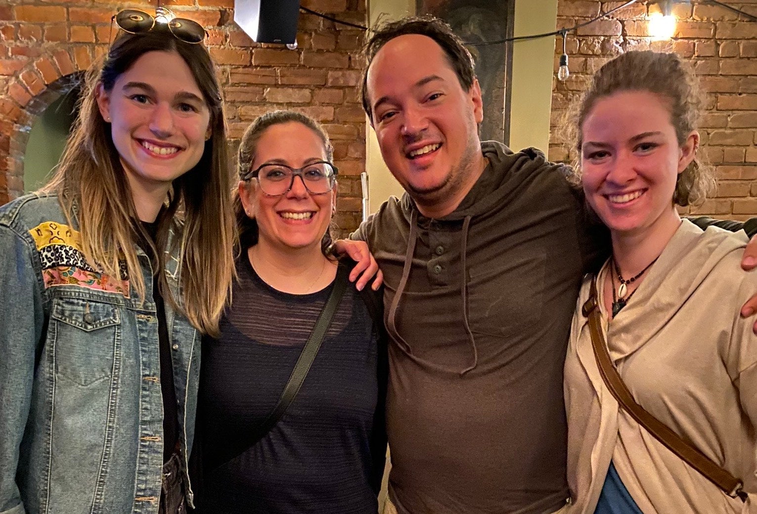 Photo: MCLD Ambassadors Meghan Kerr, Georgia Kiriakos, Chris Simeone and Felana Stoyel performed at the Neurodiversity Show at Hurley’s Irish Pub on May 11. Photo: Sana Nakhleh