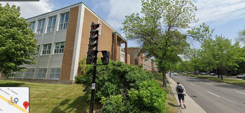 Le bâtiment actuel au coin de l'avenue Papineau et de la rue Sauriol. Photos courtoisie de la Maison de l'autisme 