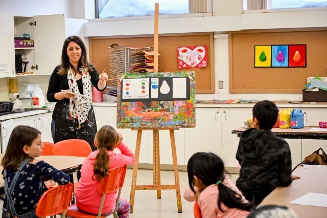Photo caption: Caroline DiNunzio, adapted services director at the DDO Centre for the Arts, has developed a fully integrated summer camp arts program for neurodivergent children and children with disabilities. Photo courtesy of DDO Centre for the Arts