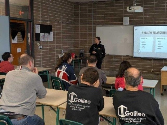 Galileo Adult Ed. Centre partners up with SPVM for safety workshop