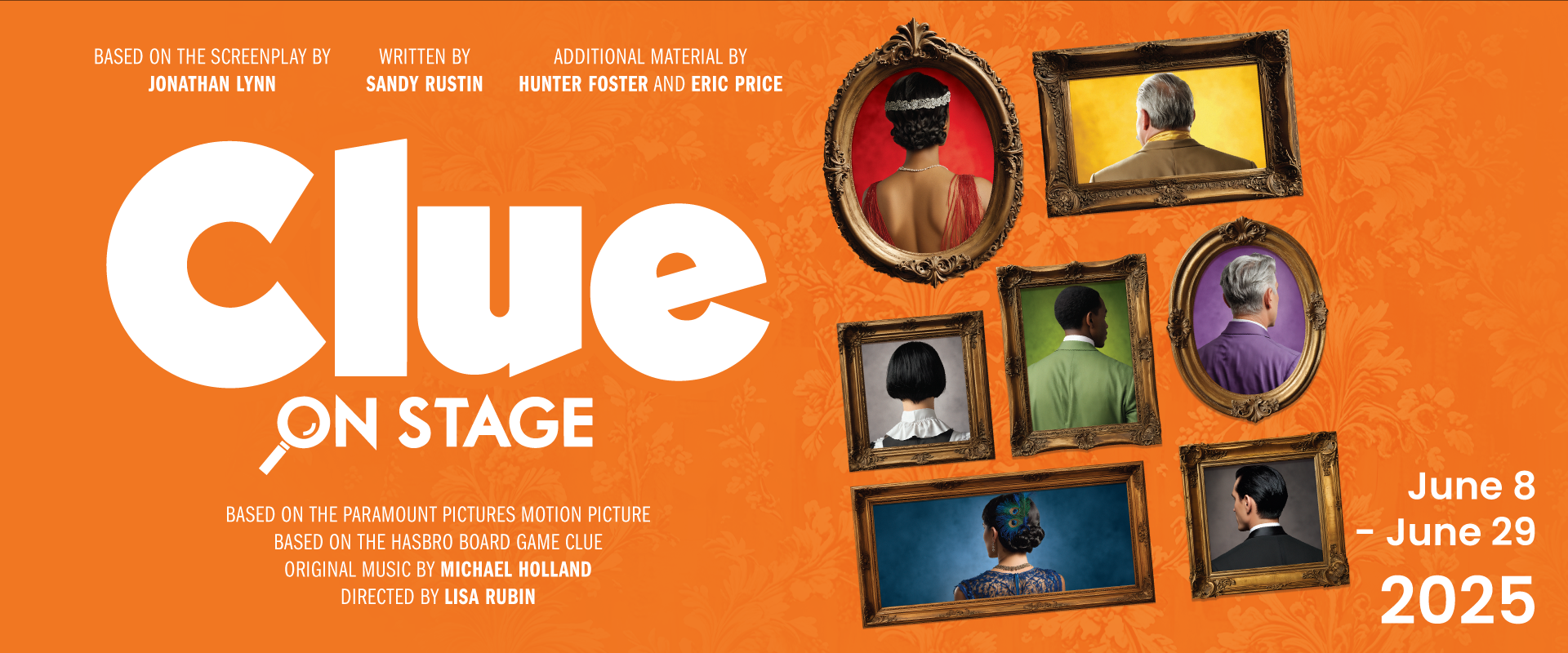 Solve the mystery, share the laughter at CLUE: ON STAGE!