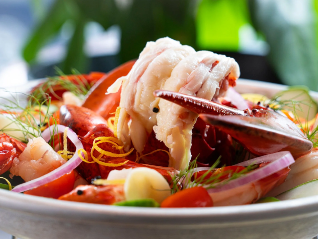 Some of the delicious items from Chez Delmo