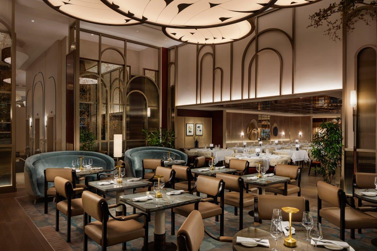 The refurbished dining room at Renoir.