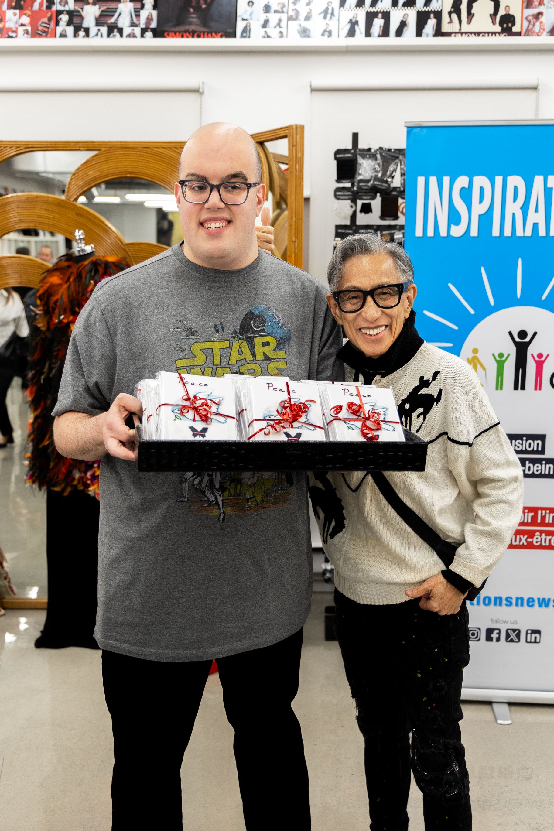 Zach Reisman of Zach Design’s packages of cards were given to MCLD volunteers in appreciation of their work. Photo: Etienne Béland for Pickle Creative Agency