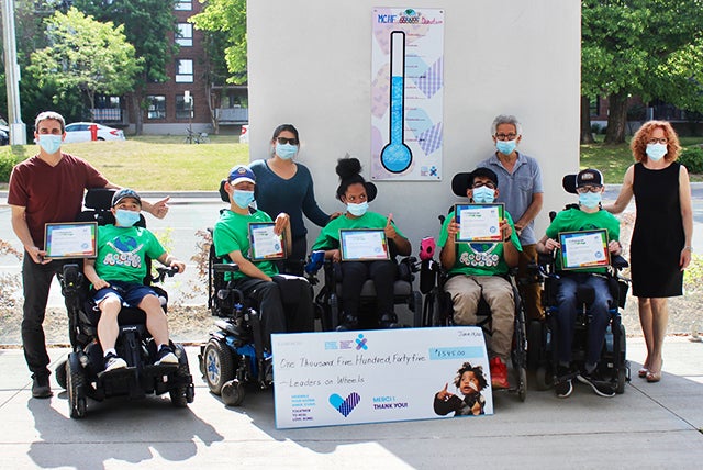 Leaders on Wheels students