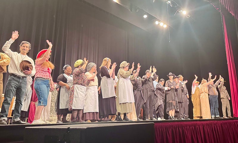 Cast members of Downtown Hillbillies light up the stage with heart and humor during I Can Dream Theatre’s 10th production, blending classic characters with unforgettable musical performances.