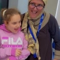 Fatima Belarbi engages her students 