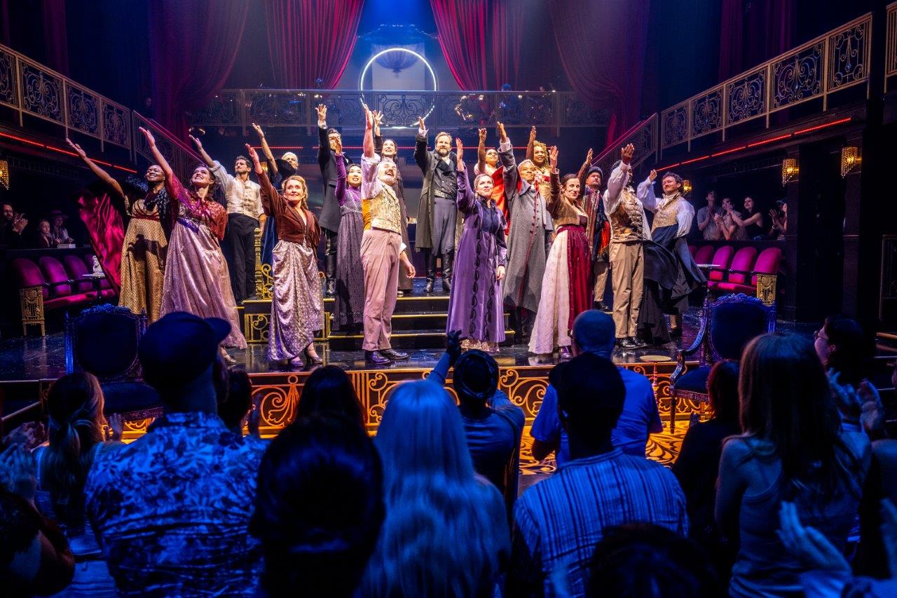 The cast of Natasha, Pierre & The Great Comet of 1812 photo by Dahlia Katz