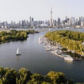 An aerial view of Toronto