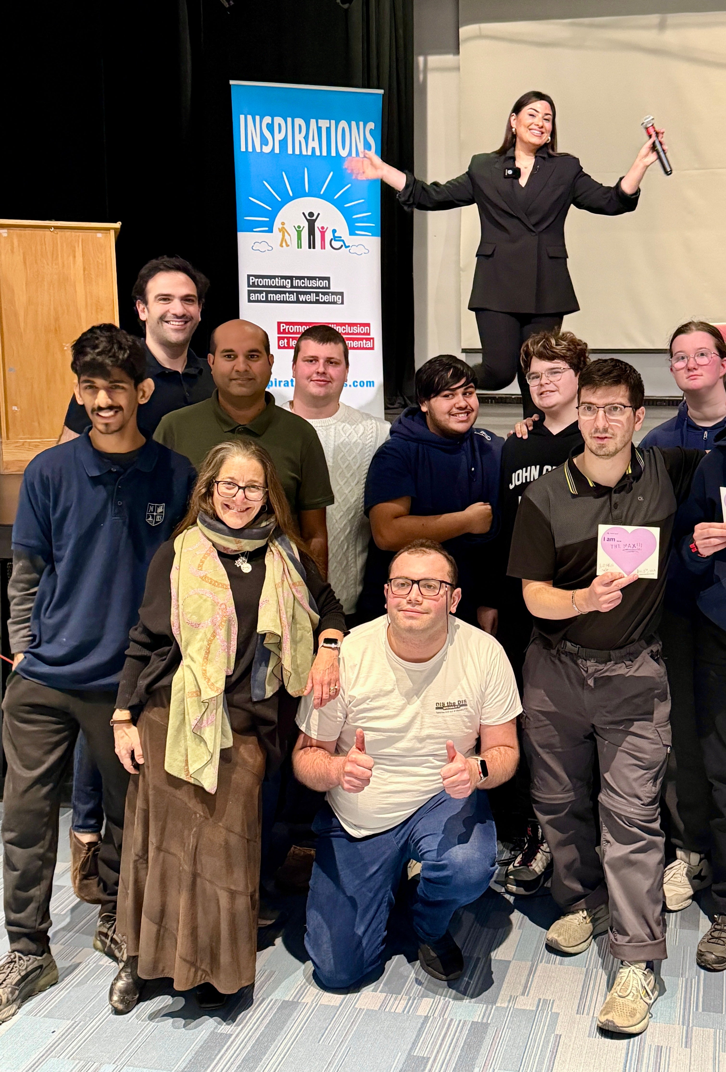 Maryam Ganni motivates “unstoppable” students on the International Day of Persons with Disabilities