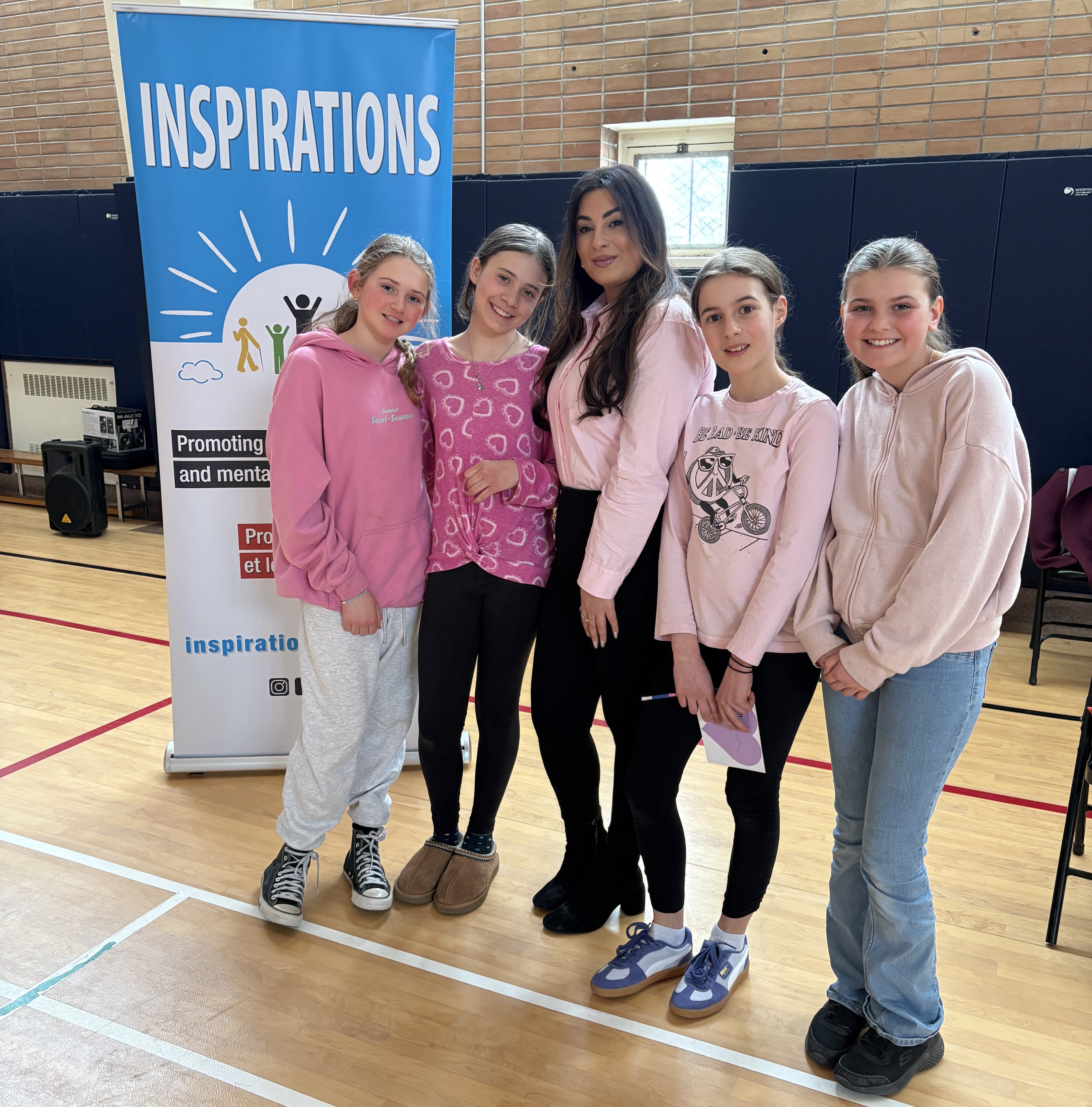 Pink Shirt Day was very exciting this year with two visits on the  Jackie Fisher Empathy Tour