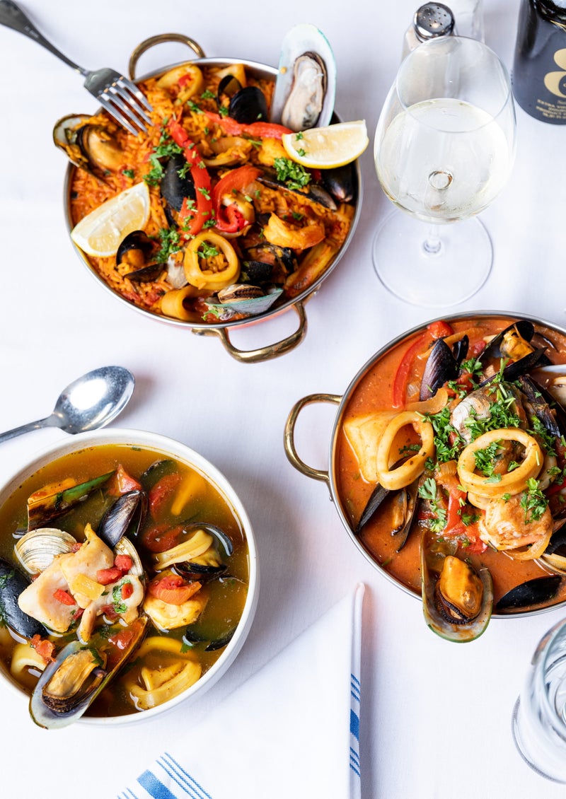 On our visit, we had to try the classics: Grilled Portuguese sardines, followed by seafood rice with shrimp, clams, mussels, calamari and fish as well as the grilled octopus. With every bite, we realized exactly why regulars call Old Lisbon&rsquo;s fish and seafood among the tastiest and freshest in South Florida.