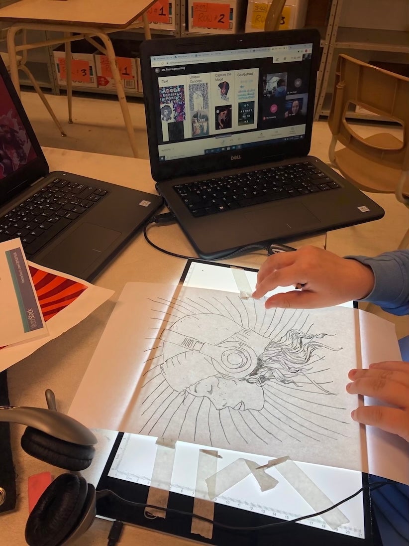 Light Table Work
