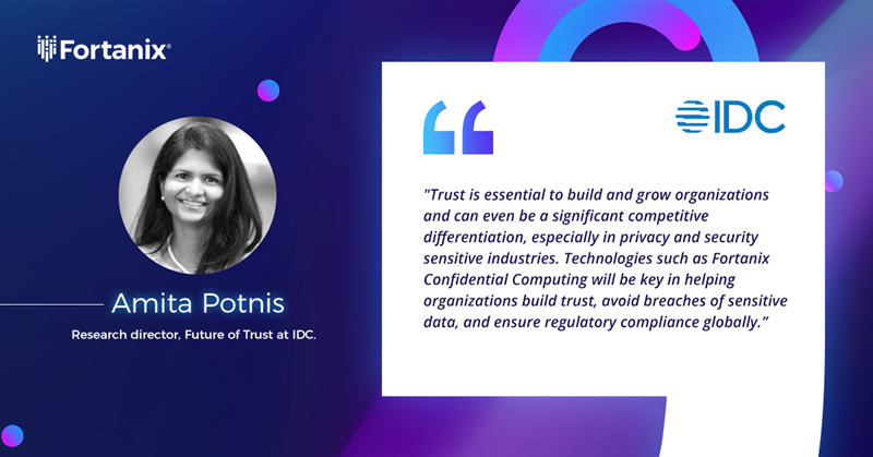 Amita Potnis testimonial on future of trust at IDC