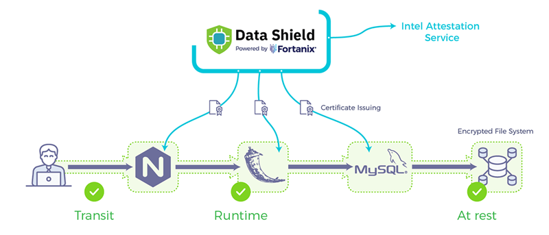runtime encryption protecting data in use