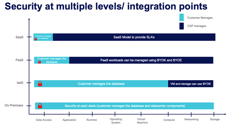 security at multiple levels/integration points