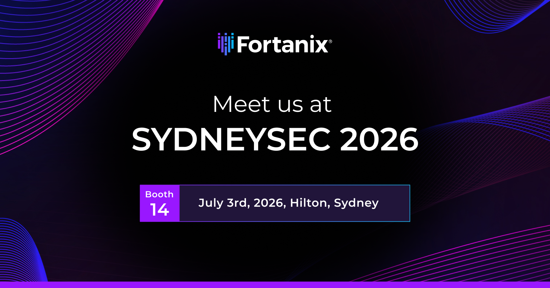 Join Fortanix at SydneySEC 2026