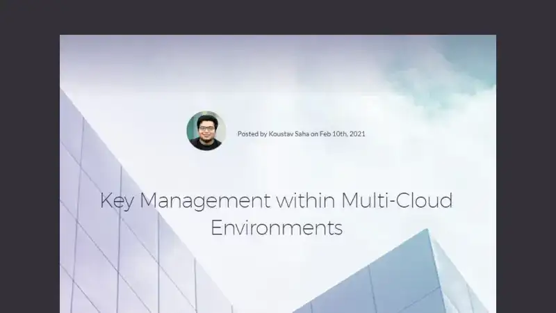 Key Management within Multi-Cloud Environments