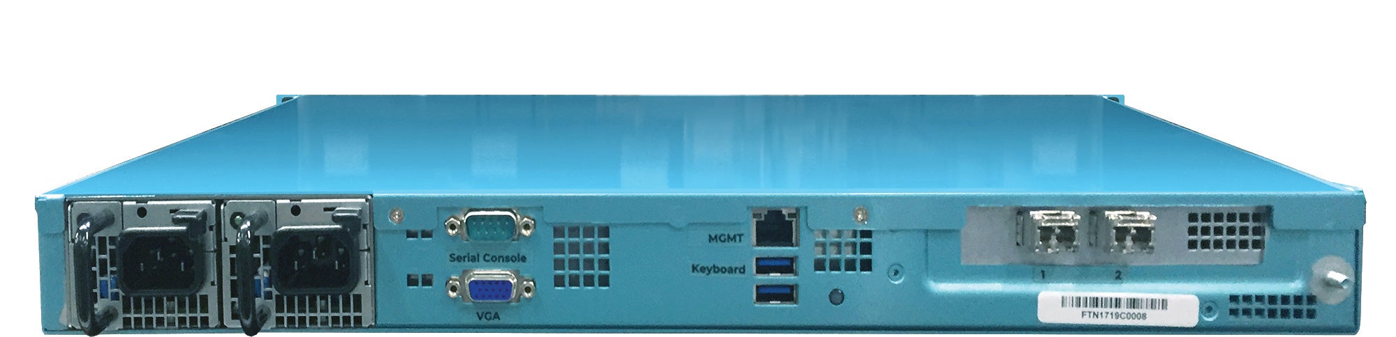 Rear view of Fortanix Appliance