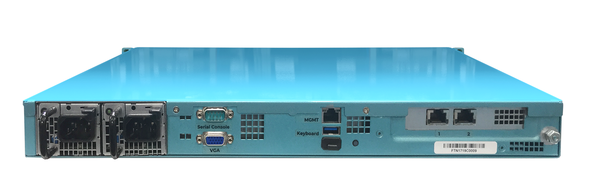 Rear view of Fortanix Appliance