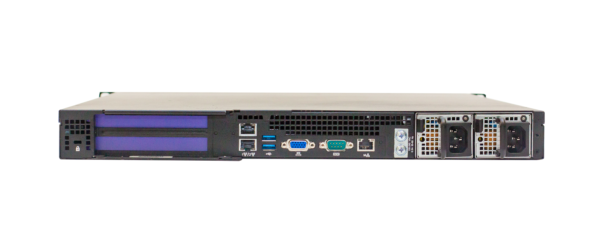 Fiber Unit Rear view of Fortanix Appliance (FX3400)