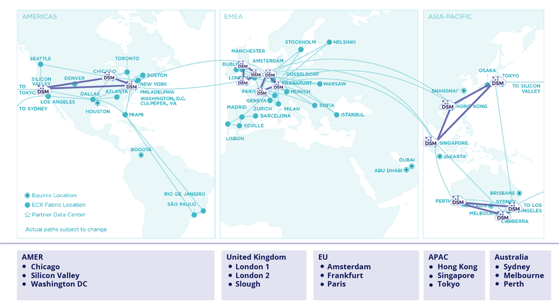 data centers map