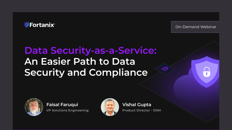 Data Security-as-a-Service: An Easier Path to Data Security and Compliance