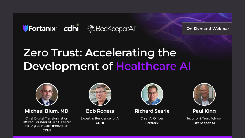 Zero Trust: Accelerating the Development of Healthcare AI