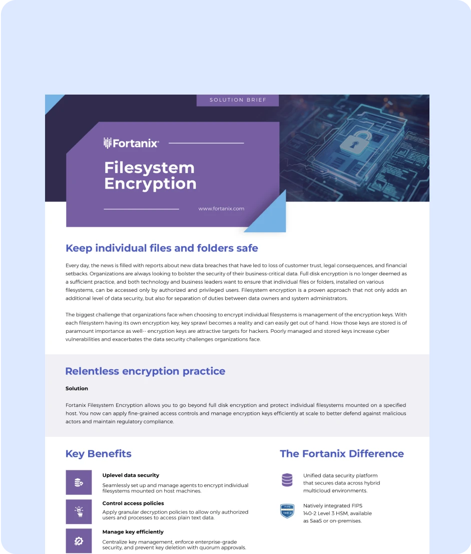 ESG Report Operationalizing Encryption and Key Management