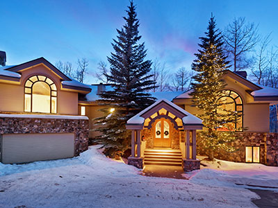Chris Klug Aspen Realtor Sold Snowmass Home at night