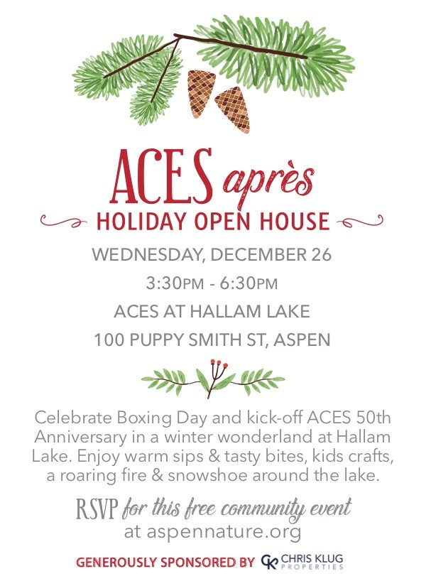 aces apres holiday open house