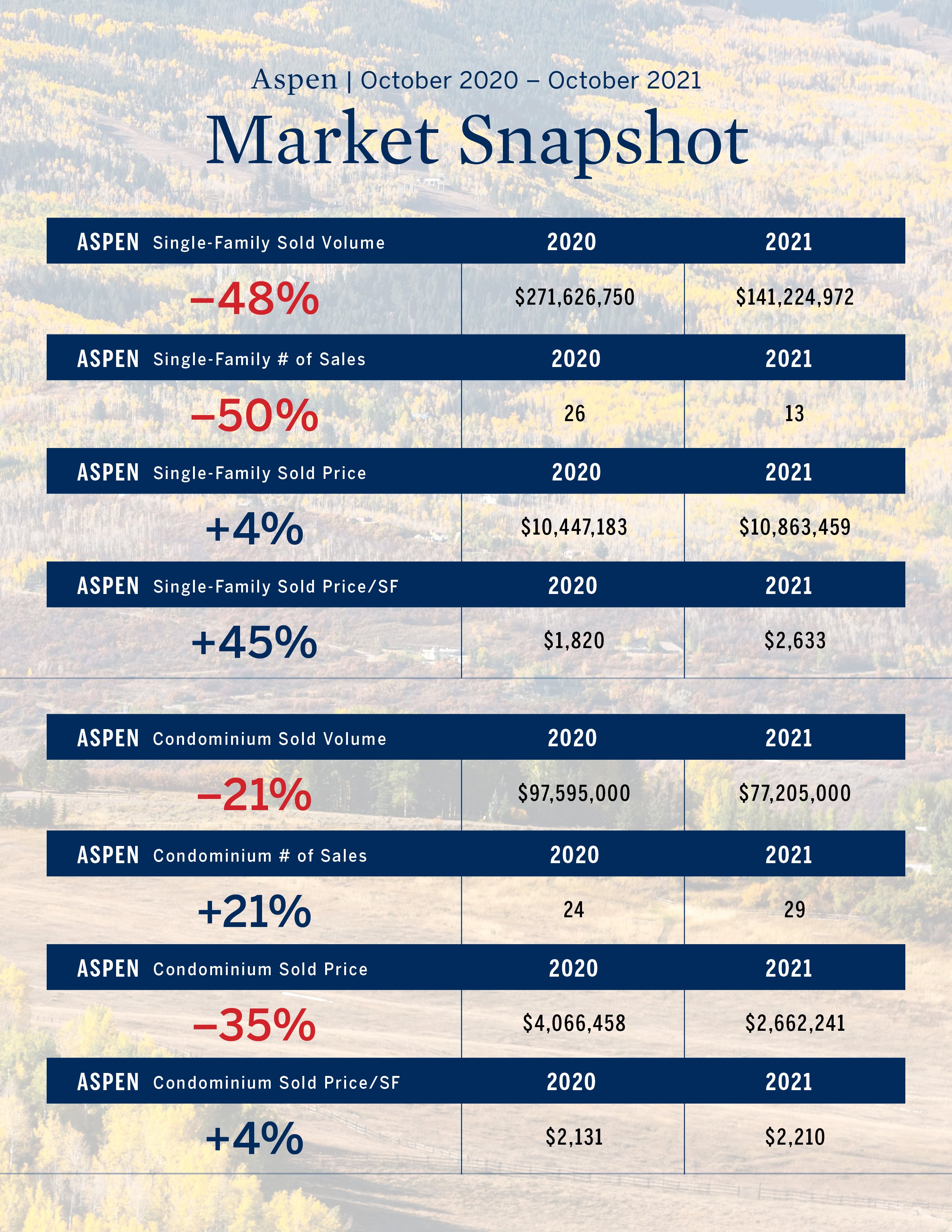 market snapshot infographic