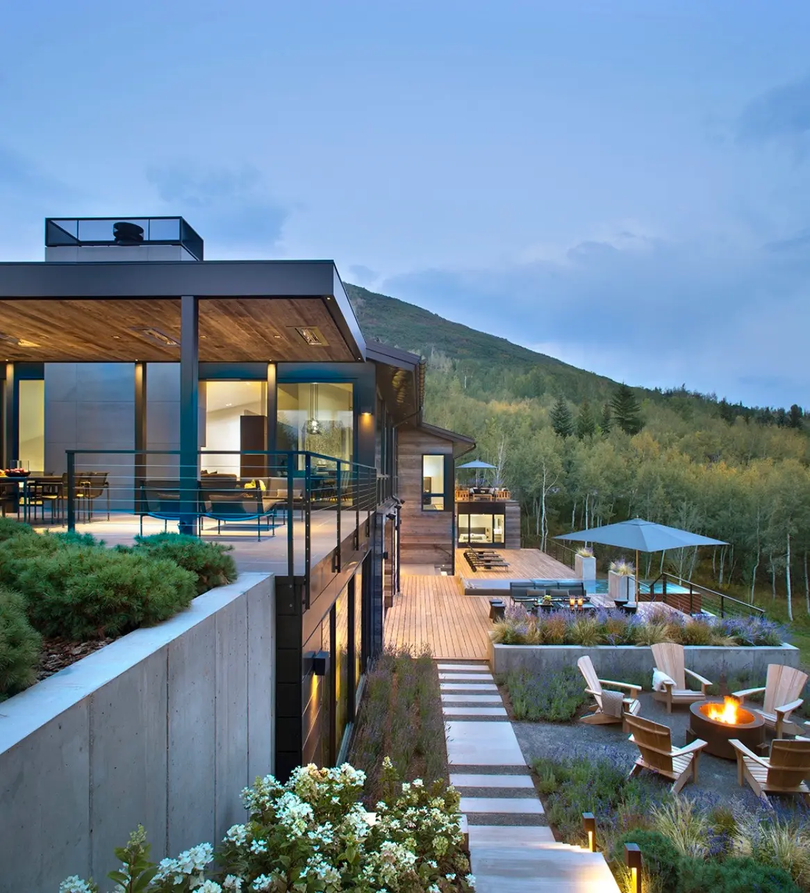 luxury modern home in aspen
