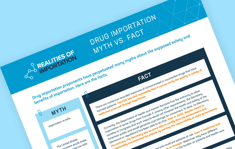 Realities of Importation | PhRMA