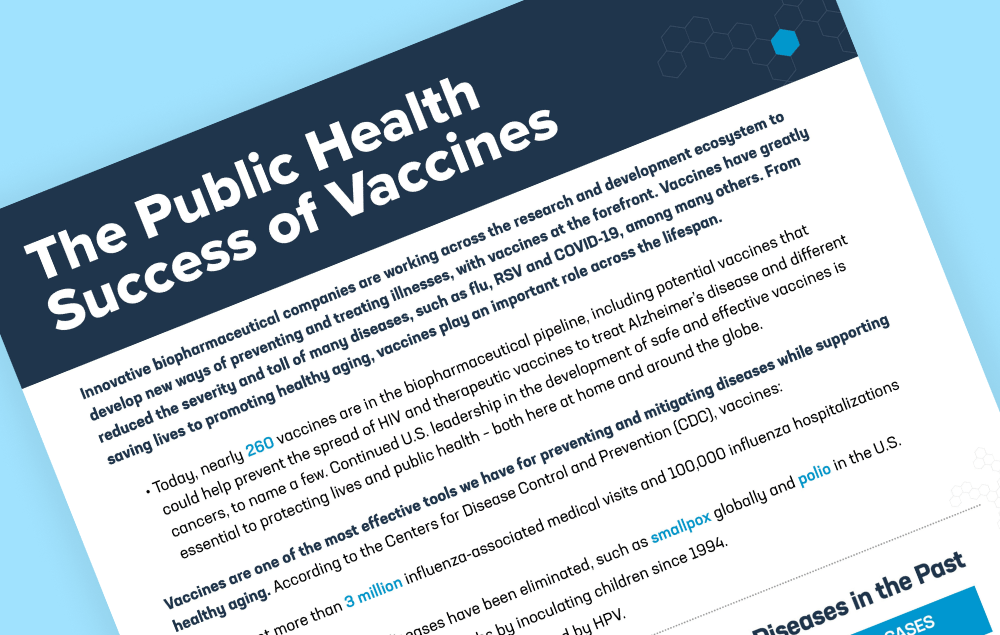 The Public Health Success of Vaccines | PhRMA