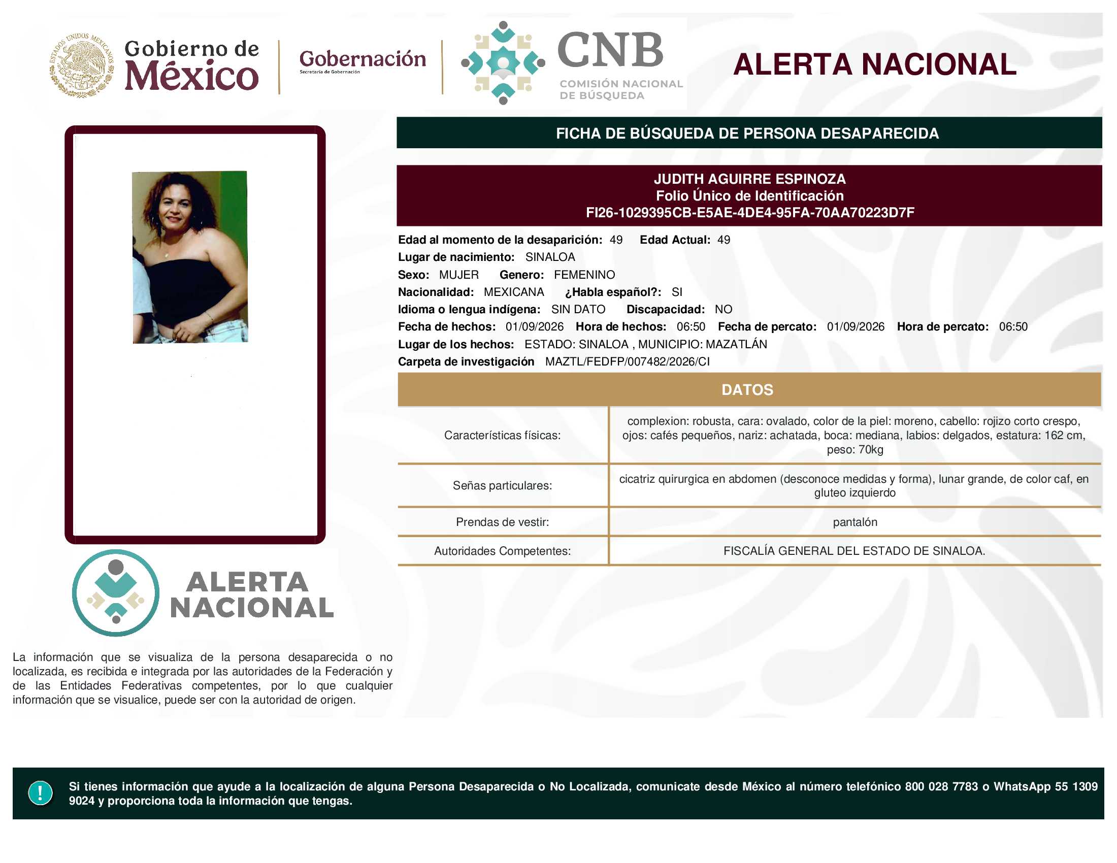 JUDITH AGUIRRE ESPINOZA