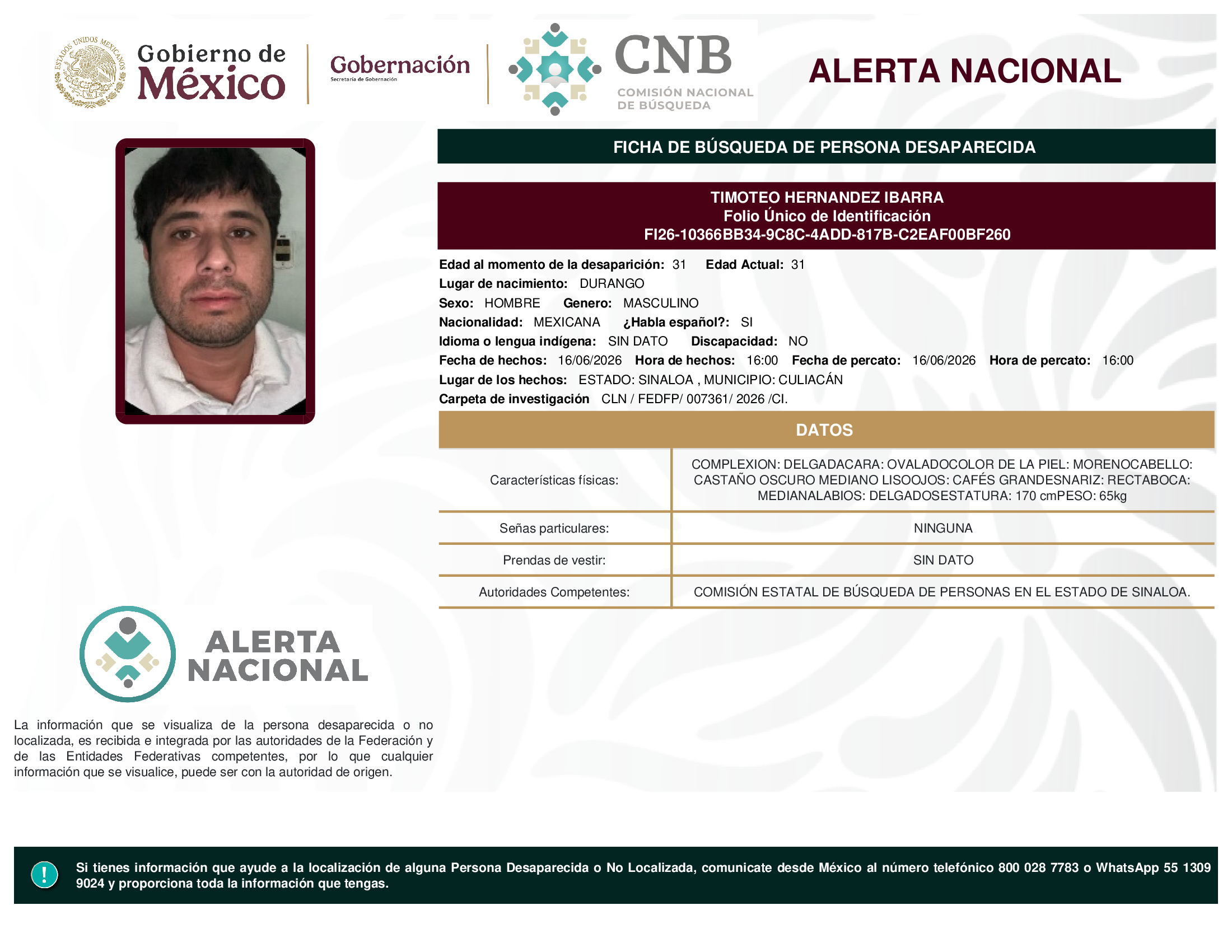 TIMOTEO HERNANDEZ IBARRA