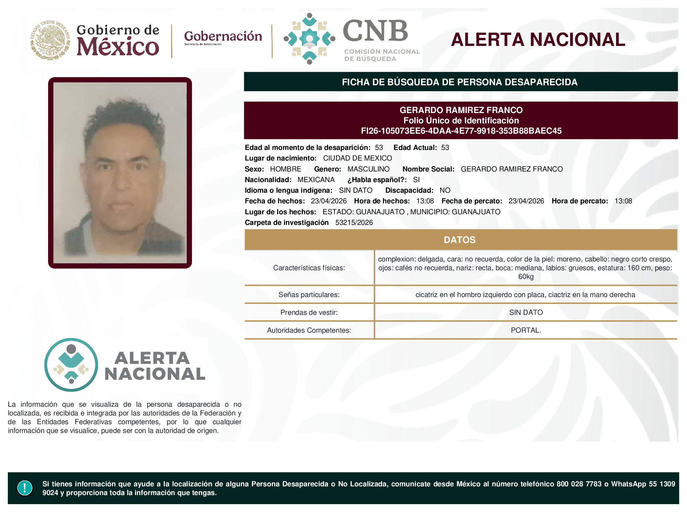 GERARDO RAMIREZ FRANCO