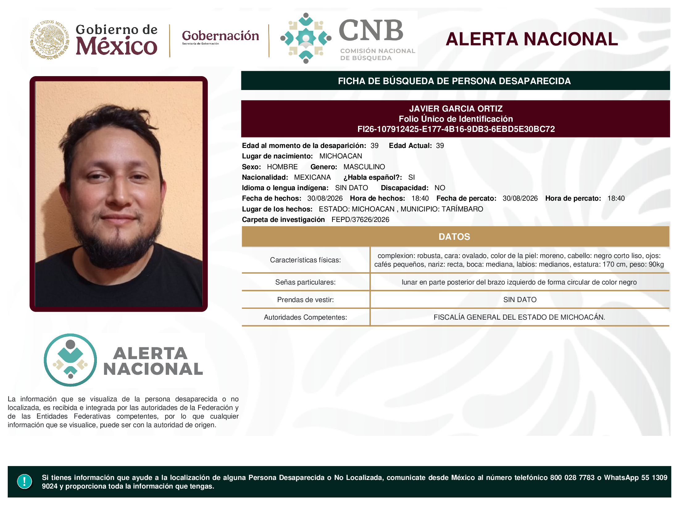 JAVIER GARCIA ORTIZ