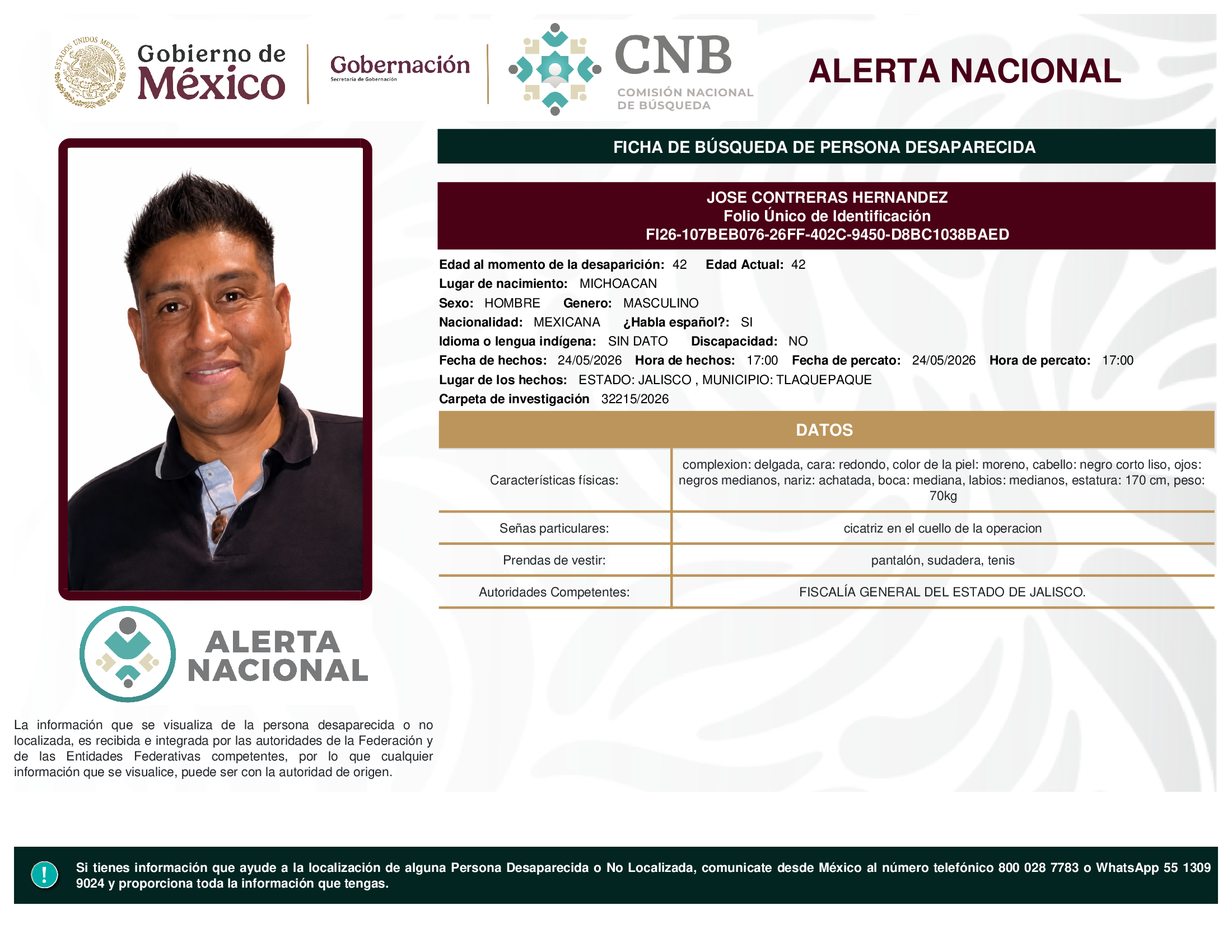 JOSE CONTRERAS HERNANDEZ