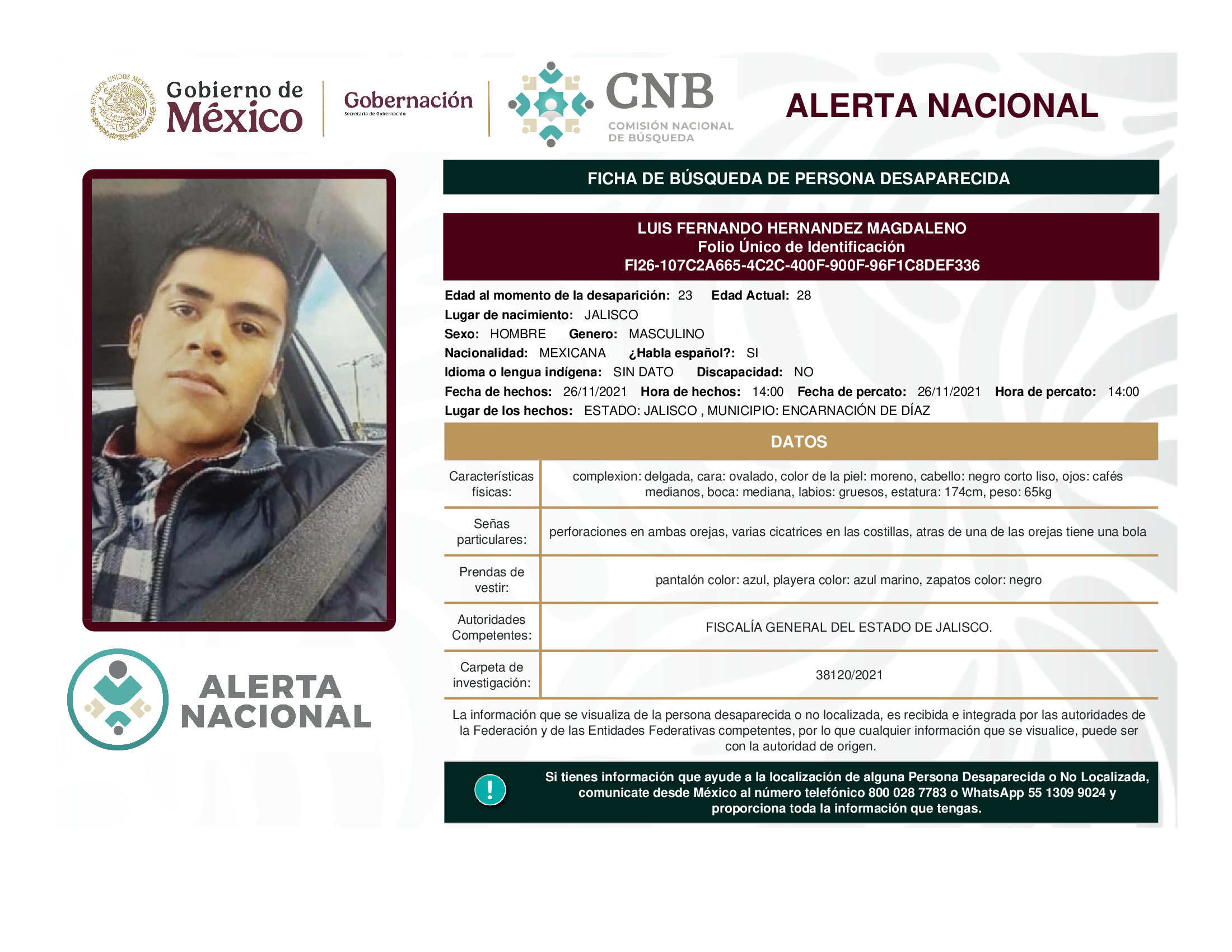 LUIS FERNANDO HERNANDEZ MAGDALENO