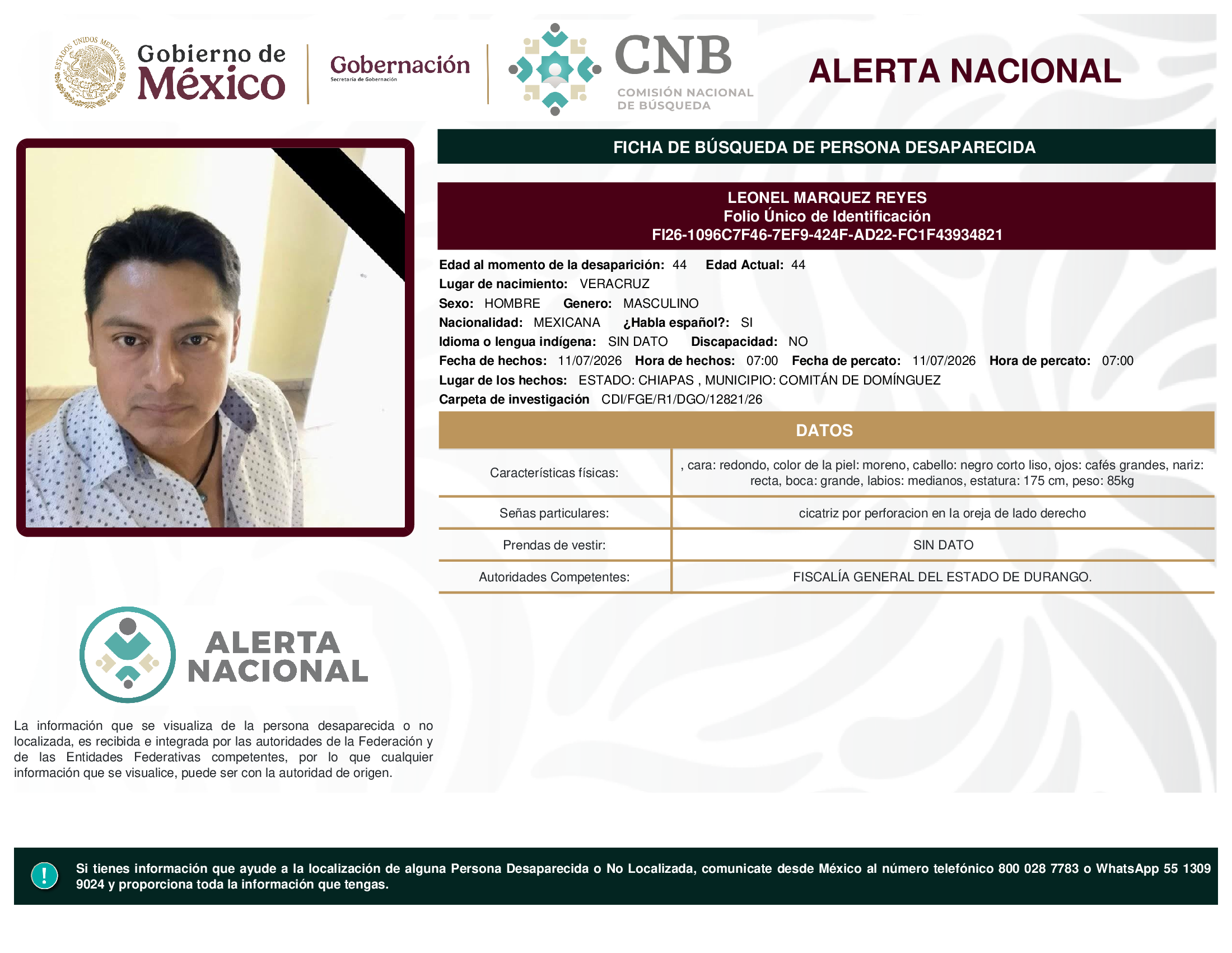 LEONEL MARQUEZ REYES