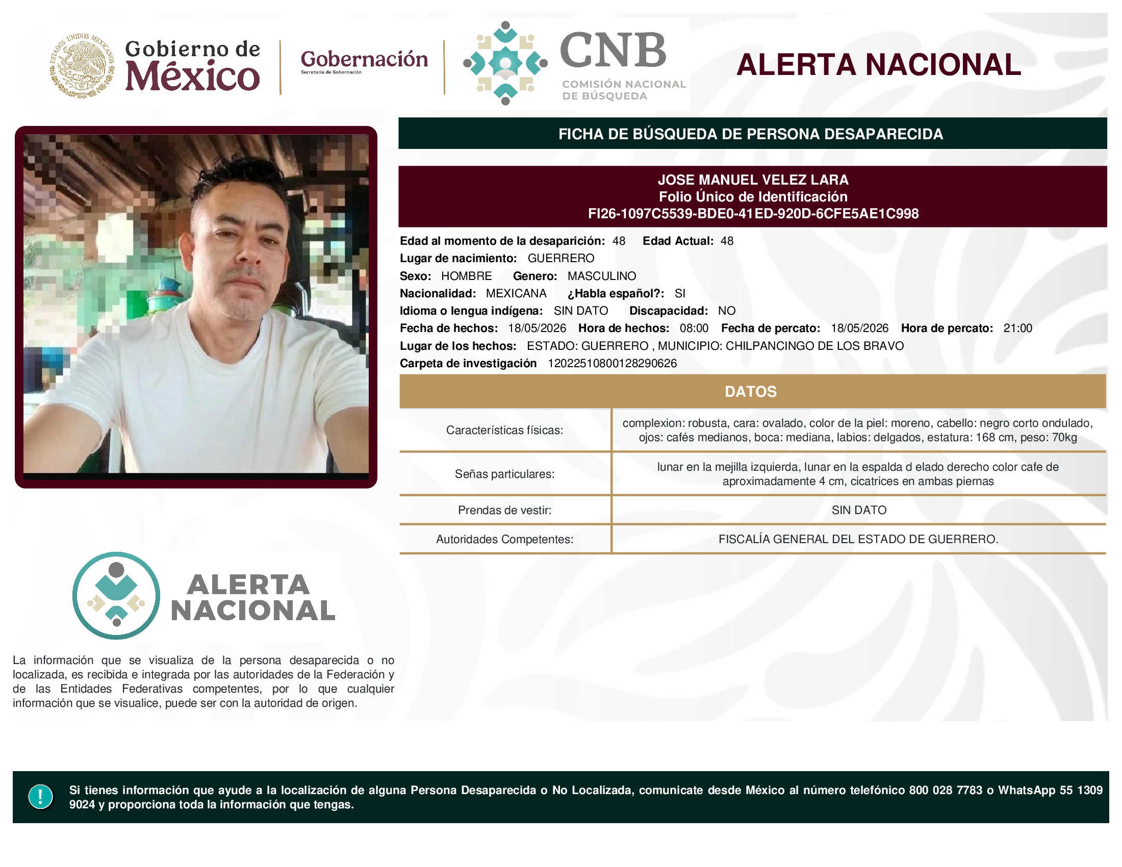 JOSE MANUEL VELEZ LARA