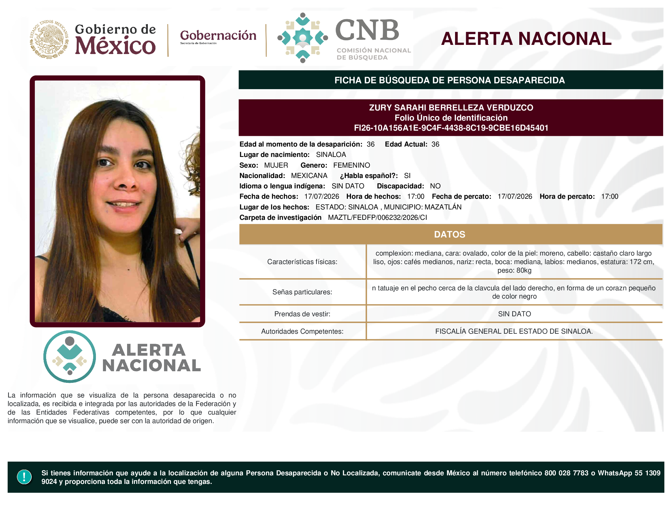 ZURY SARAHI BERRELLEZA VERDUZCO