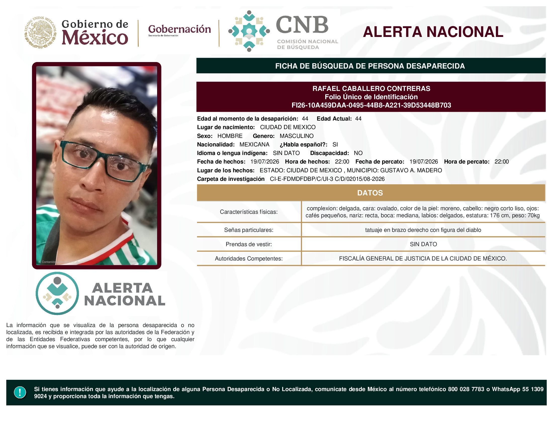 RAFAEL CABALLERO CONTRERAS