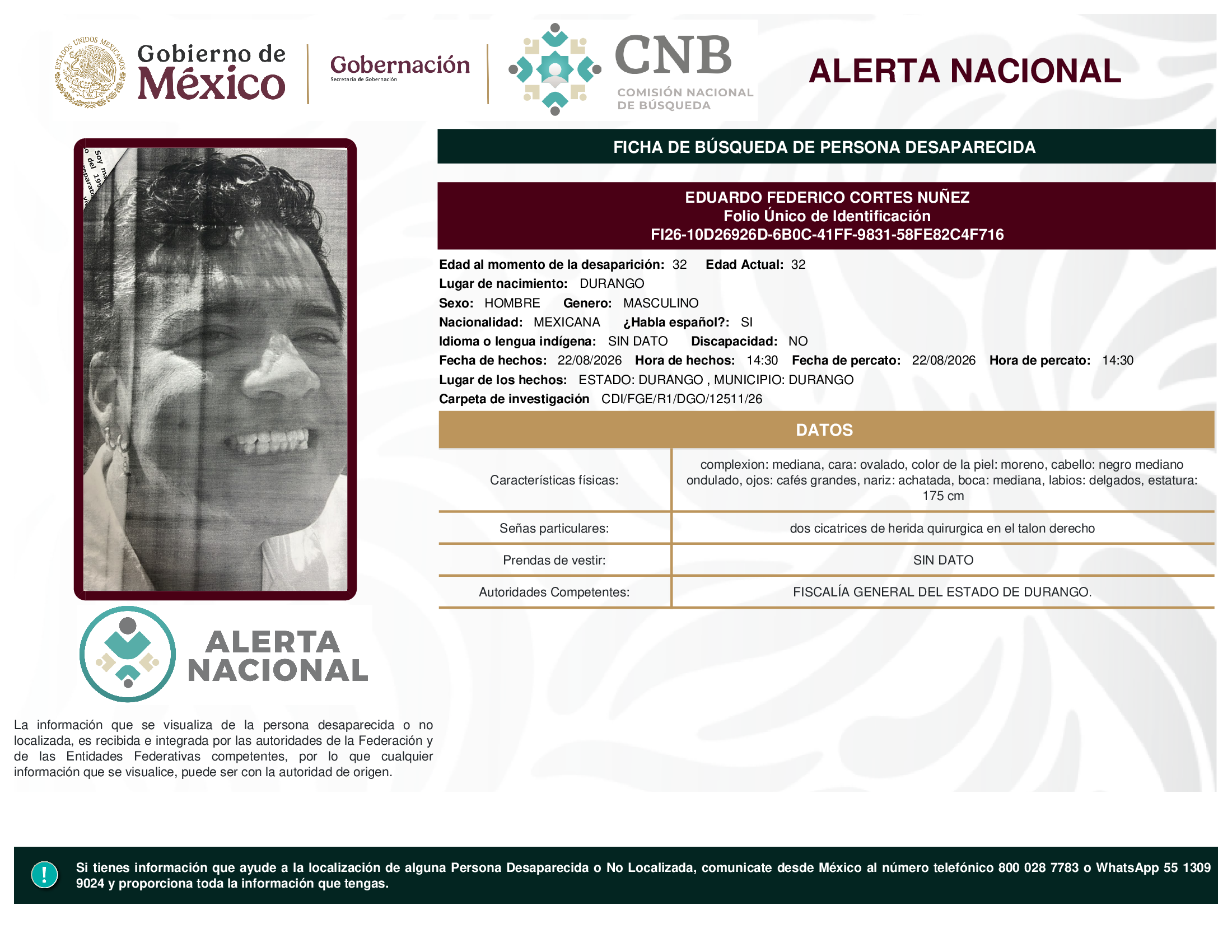 EDUARDO FEDERICO CORTES NUÑEZ