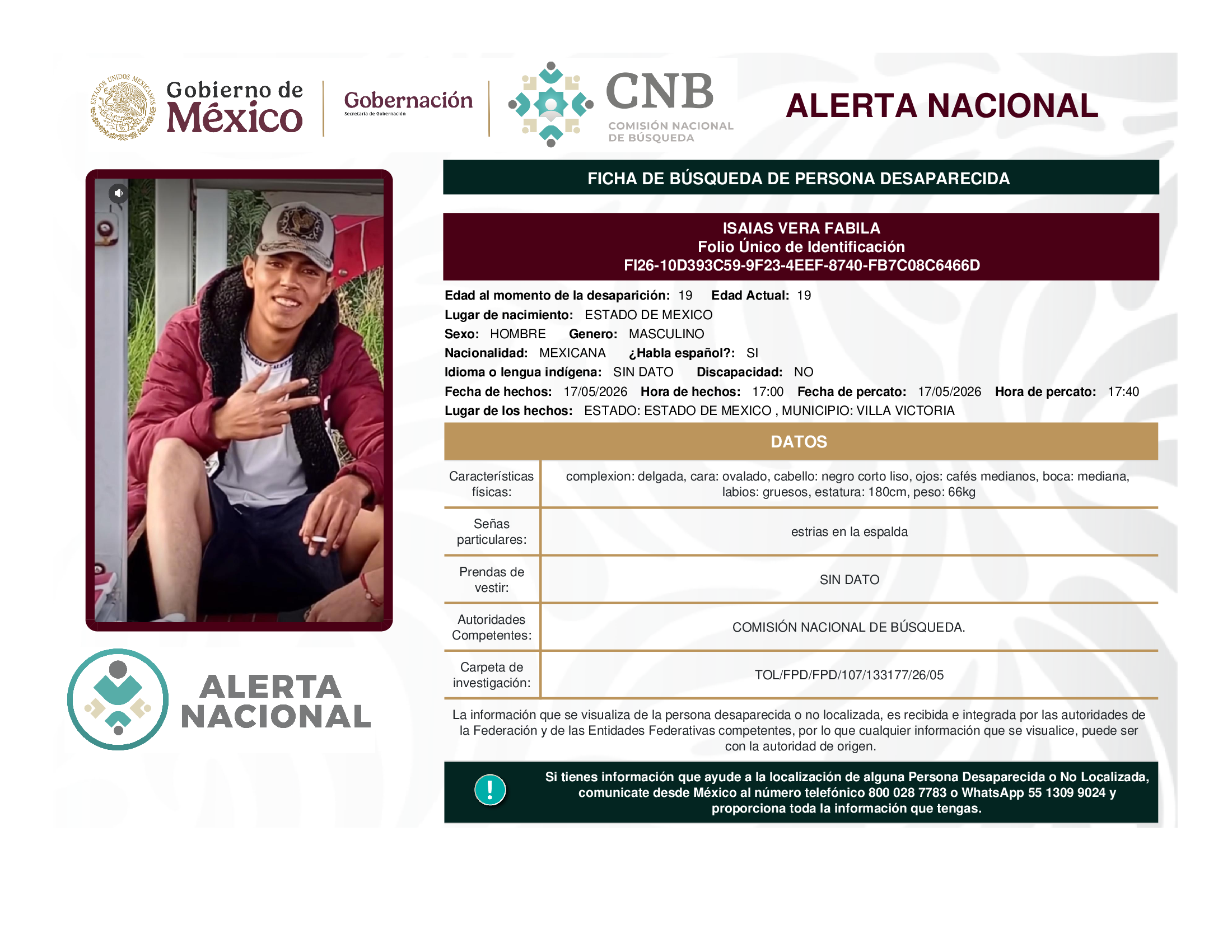 ISAIAS VERA FABILA