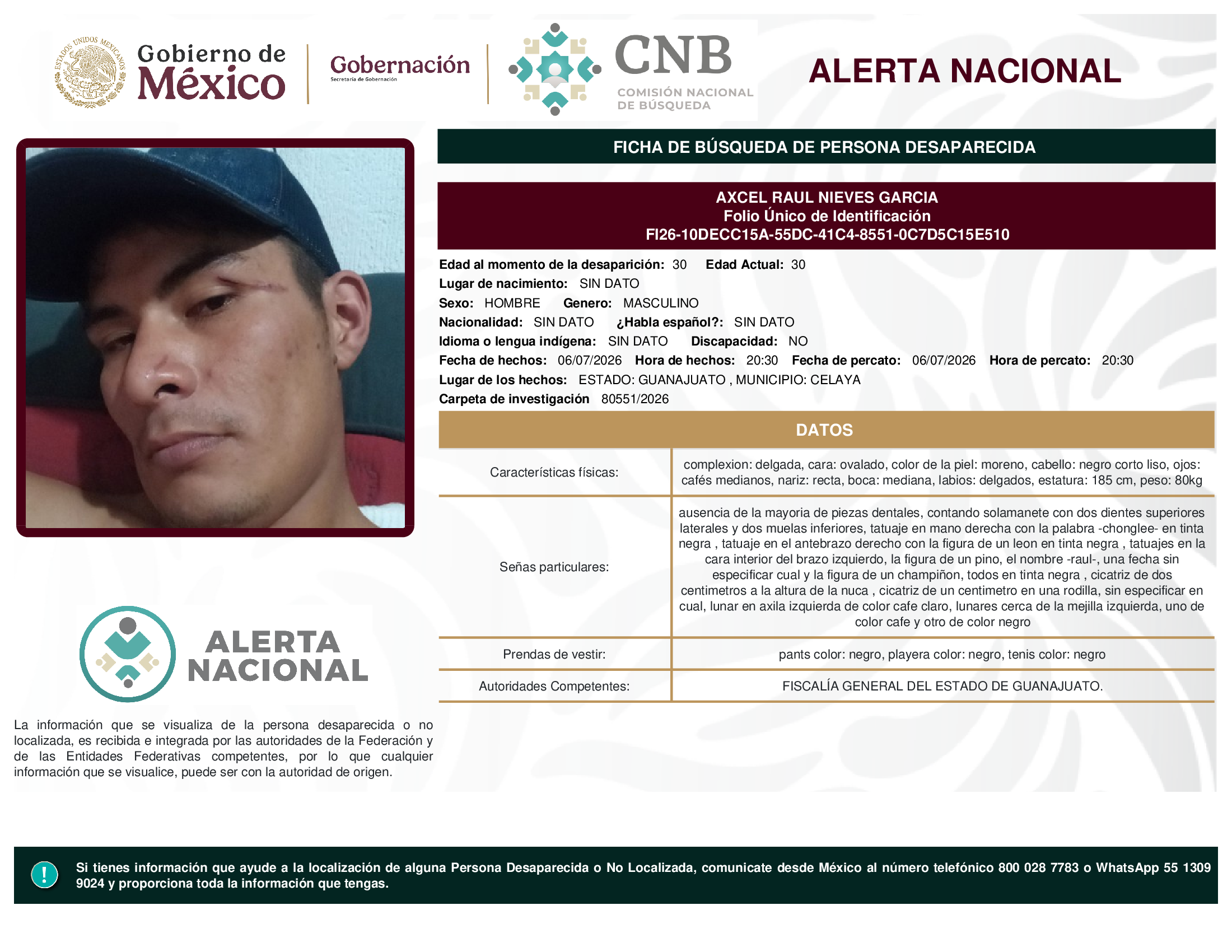 AXCEL RAUL NIEVES GARCIA